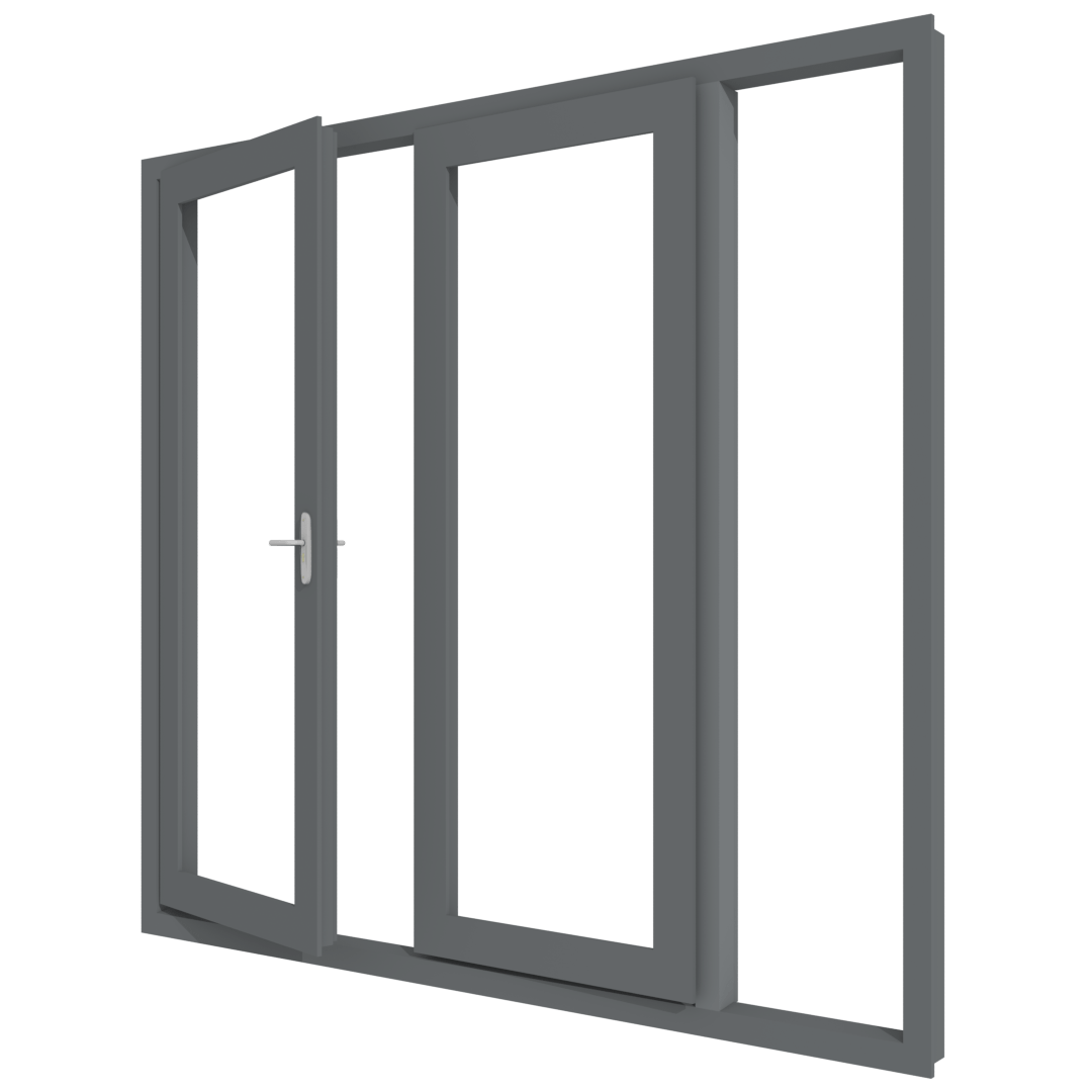 tuindeur met zijlicht rechts buitendraaiend aluminium