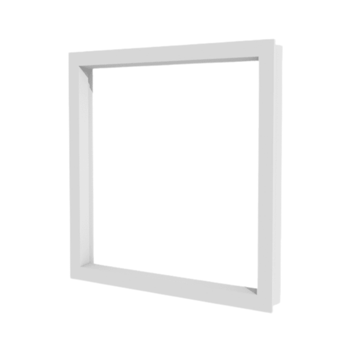 Einteilig festverglastes Kunststofffenster in Weiß