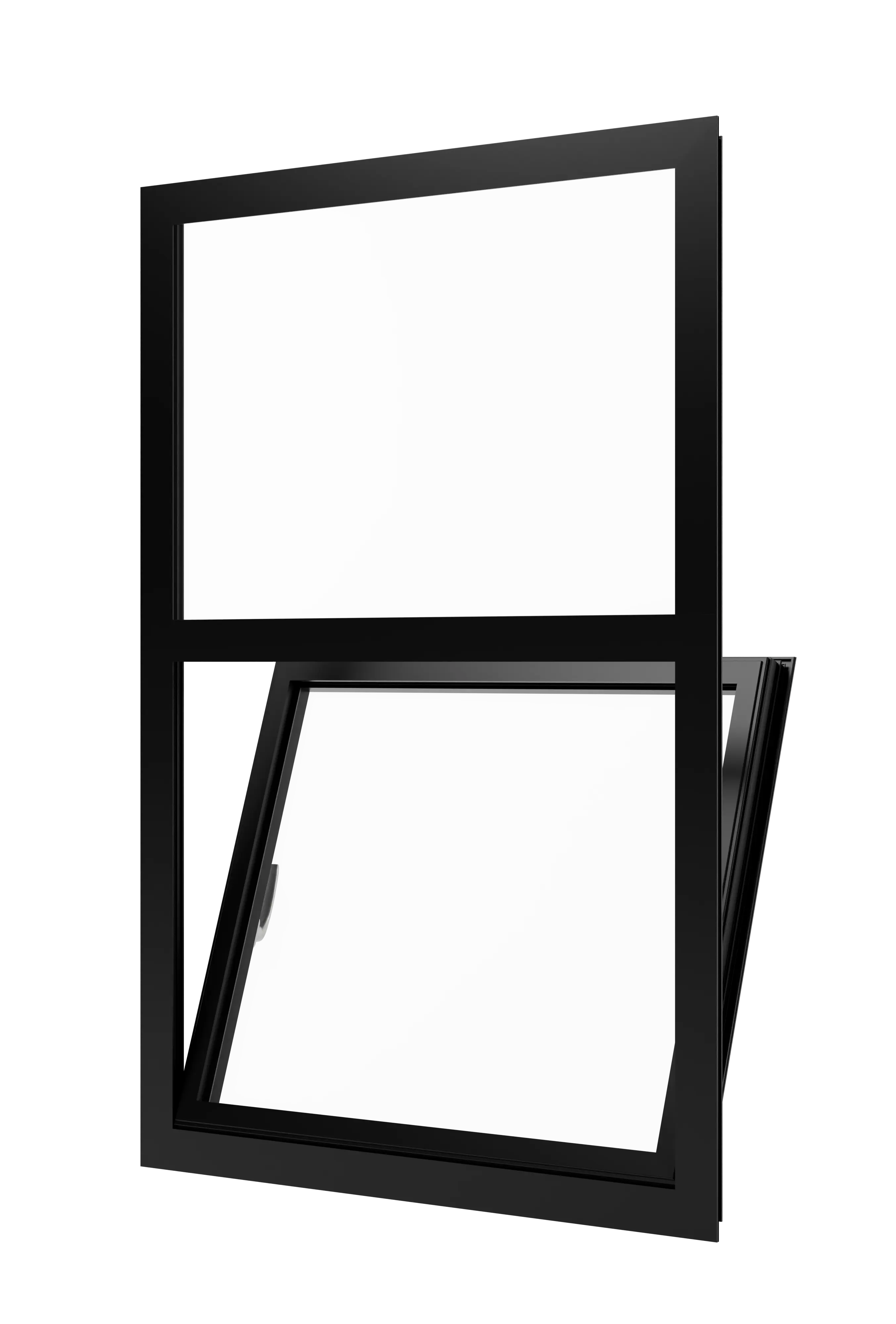 Aluminium kippfenster (unten) mit oberlicht