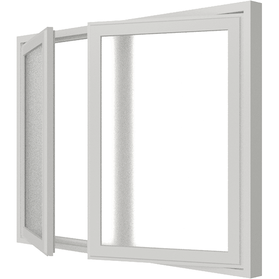 draairaam 2 vakken hout